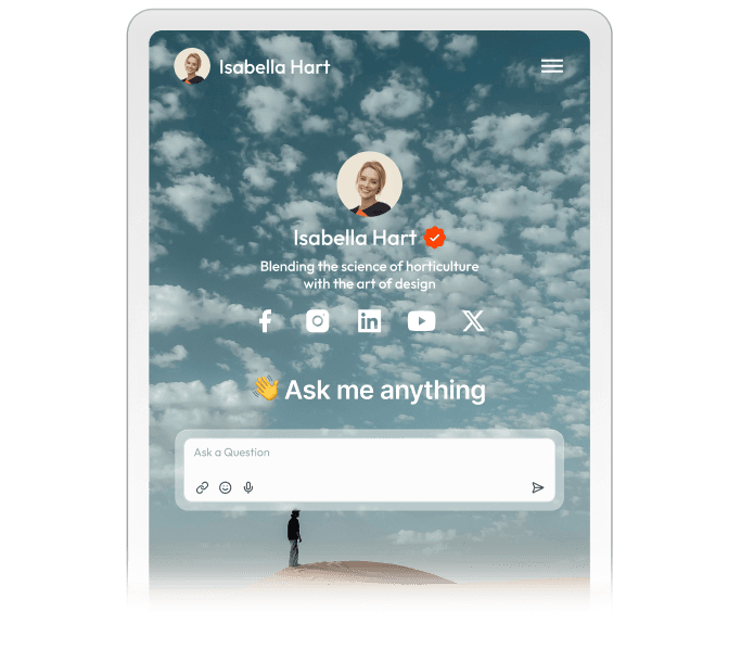 Deploy your AI profile